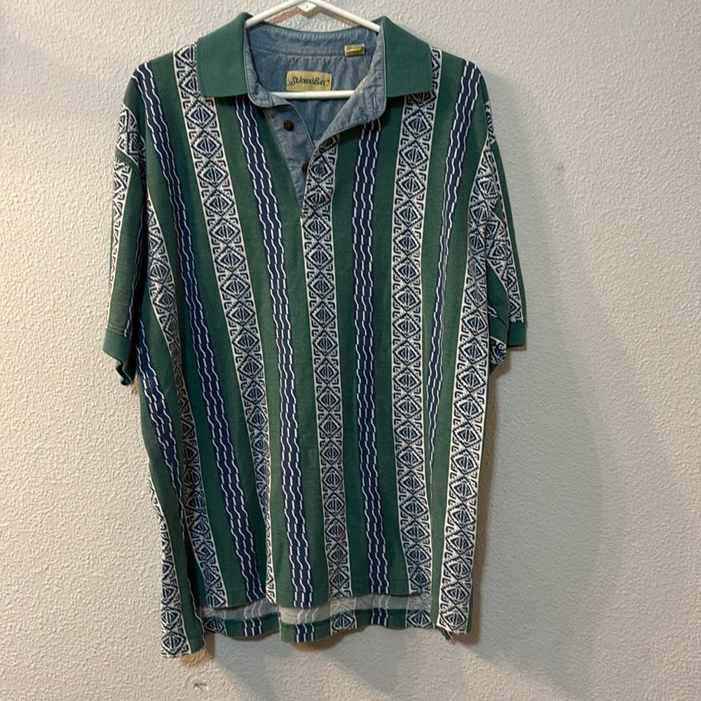 St. John’s Bay 80s style polo size large